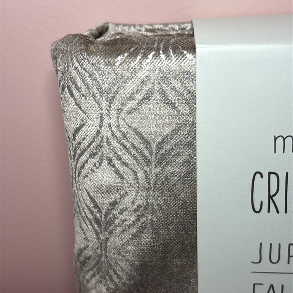 NWT west elm x pbk Metallic Crib Skirt West Elm x Pottery Barn Kids Crib Skirt - Picture 2 of 9